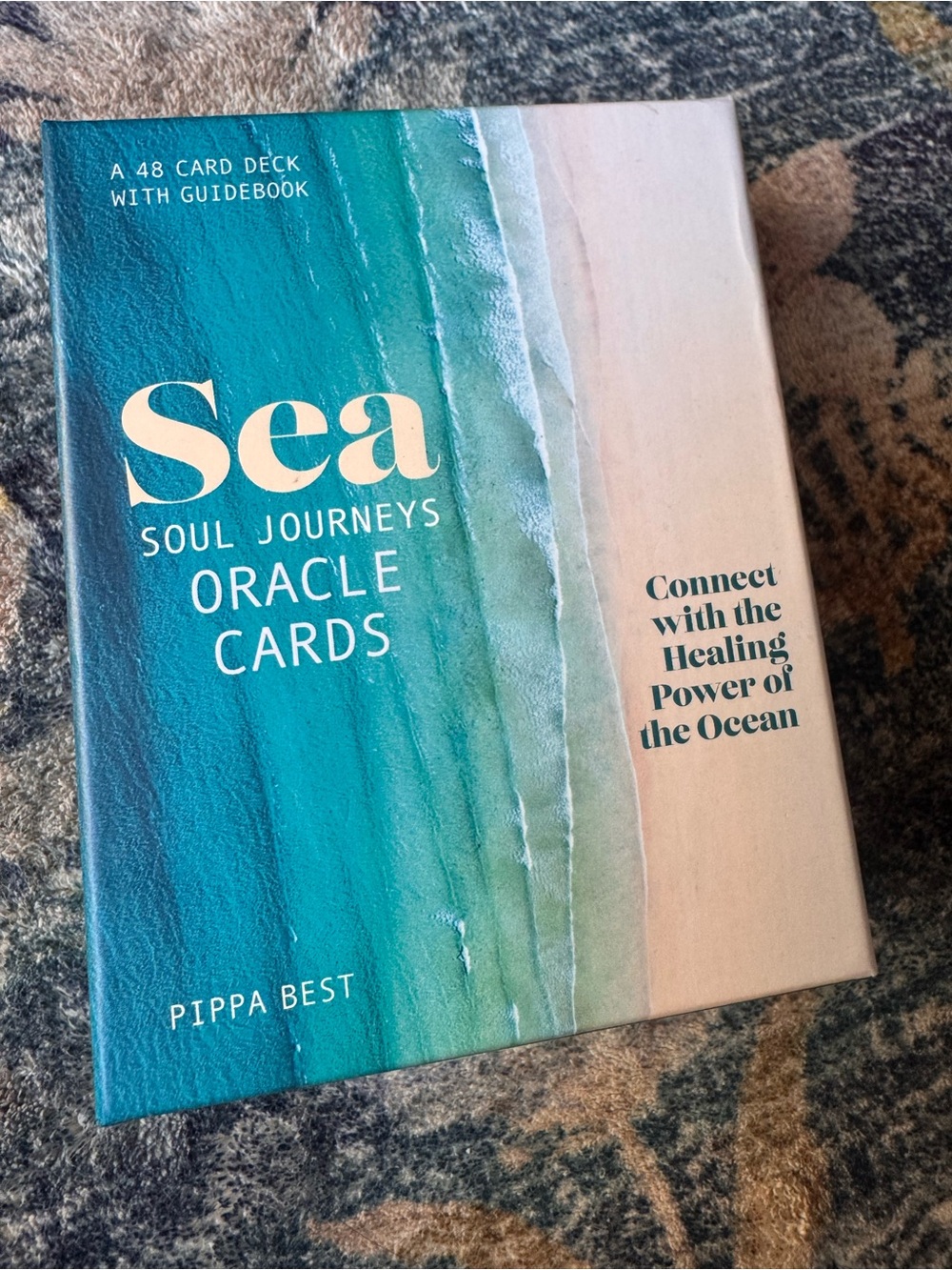 Sea Soul Journeys Oracle Cards by - Teal & Sand